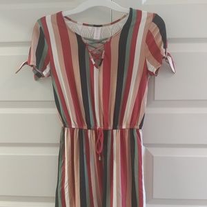 Colourful Striped Dress